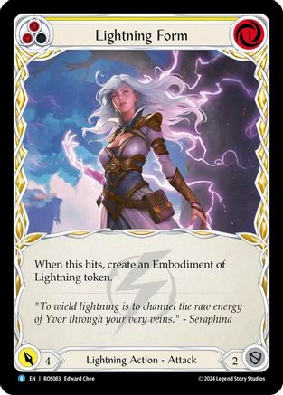 Lightning Form (Yellow) (ROS083)  Rainbow Foil