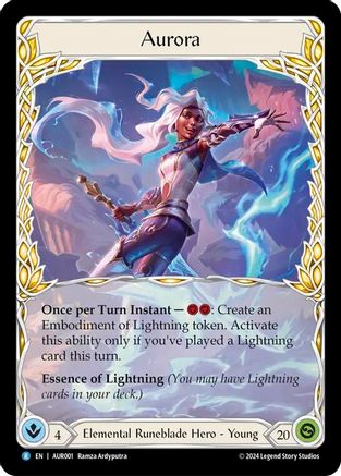 Aurora (AUR001)  Rainbow Foil