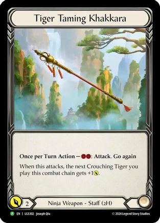 Tiger Taming Khakkara - LGS302 (LGS302)  Cold Foil