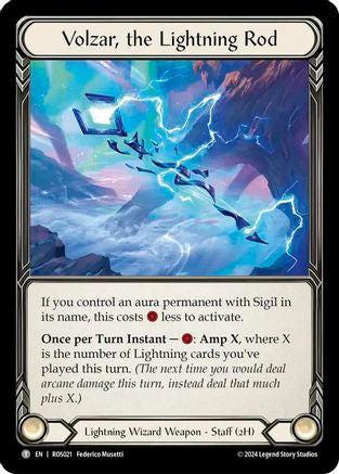 Volzar, the Lightning Rod (ROS021)  Cold Foil