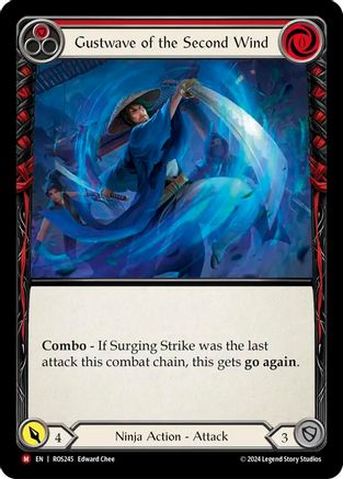 Gustwave of the Second Wind (ROS245)  Rainbow Foil