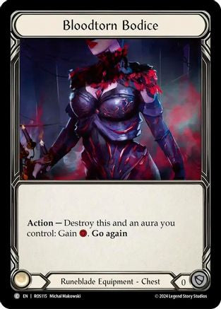 Bloodtorn Bodice (ROS115)  Cold Foil