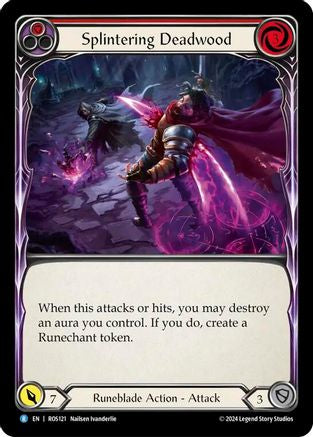 Splintering Deadwood (Red) (ROS121)  Rainbow Foil