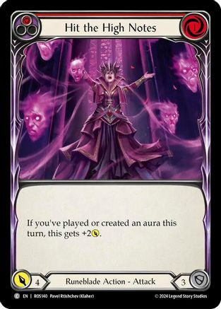 Hit the High Notes (Red) (ROS140)  Rainbow Foil