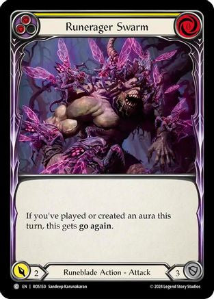 Runerager Swarm (Yellow) (ROS150)  Rainbow Foil