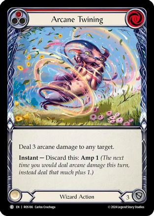 Arcane Twining (Red) (ROS186)  Rainbow Foil