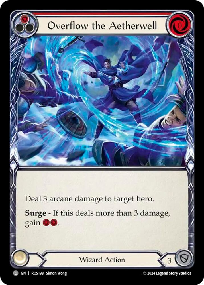 Overflow the Aetherwell (Red) (ROS198)