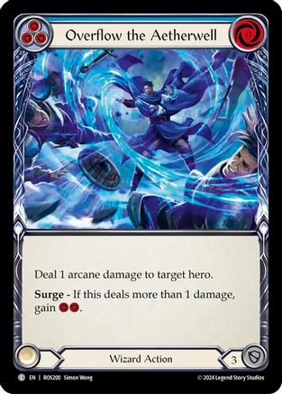 Overflow the Aetherwell (Blue) (ROS200)