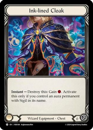 Ink-lined Cloak (ROS164)  Cold Foil