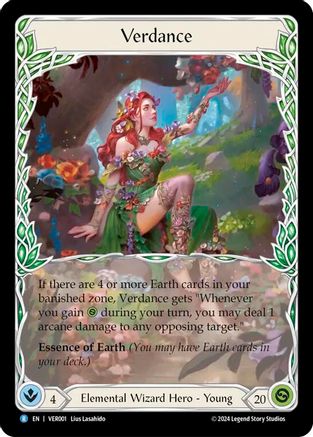 Verdance (VER001)  Rainbow Foil