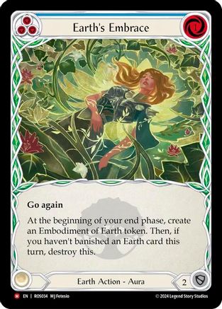 Earth's Embrace (ROS034)  Rainbow Foil