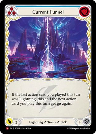 Current Funnel (ROS074)  Rainbow Foil