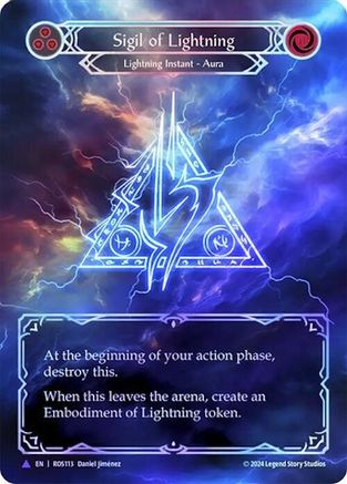 Sigil of Lightning (Marvel) (ROS113)  Cold Foil