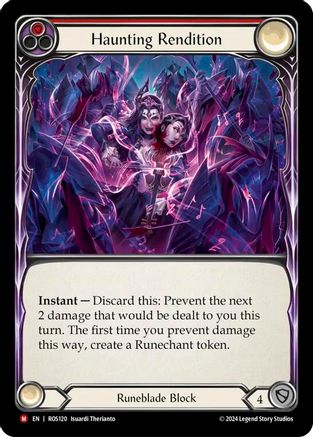 Haunting Rendition (ROS120)  Rainbow Foil