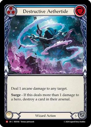 Destructive Aethertide (ROS166)  Rainbow Foil
