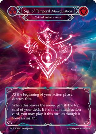 Sigil of Temporal Manipulation (Marvel) (ROS182)  Cold Foil