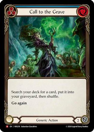 Call to the Grave (ROS218)  Rainbow Foil