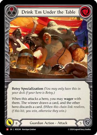 Drink 'Em Under the Table (ROS244)  Rainbow Foil