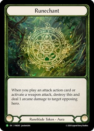 Runechant (Earth) - FAB265 (FAB265)  Rainbow Foil