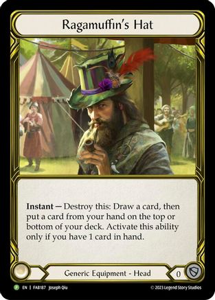 Ragamuffin's Hat (Golden) - FAB187 (FAB187)  Cold Foil