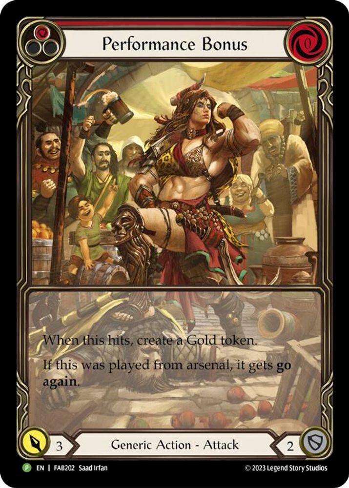 Performance Bonus (Red) - FAB202 (FAB202)  Rainbow Foil