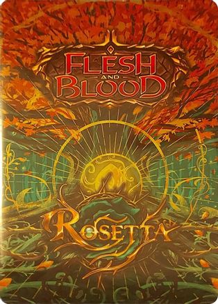 Rosetta Set Art Card  Cold Foil