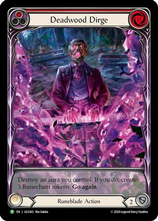 Deadwood Dirge (Red) (Extended Art) - LGS363 (LGS363)  Rainbow Foil