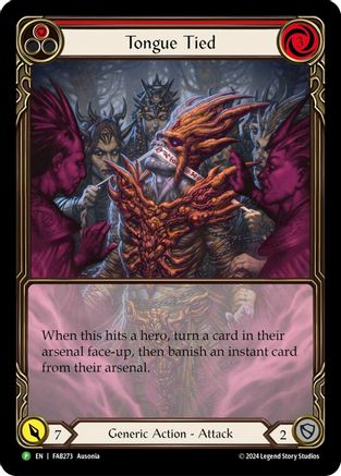 Tongue Tied (Extended Art) - FAB273 (FAB273)  Rainbow Foil