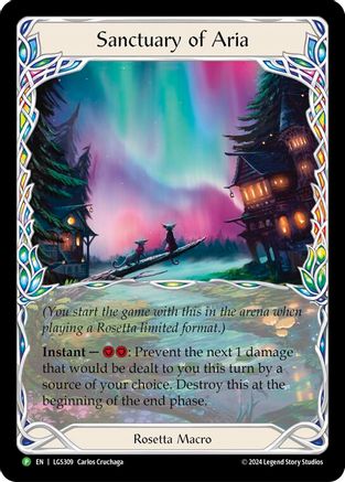 Sanctuary of Aria (Extended Art) - LGS309 (LGS309)  Cold Foil