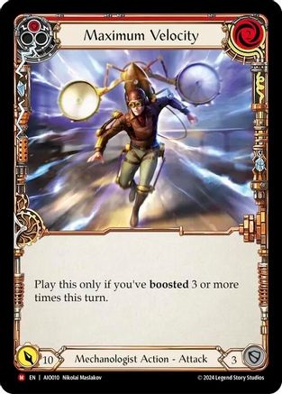 Maximum Velocity (AIO010)
