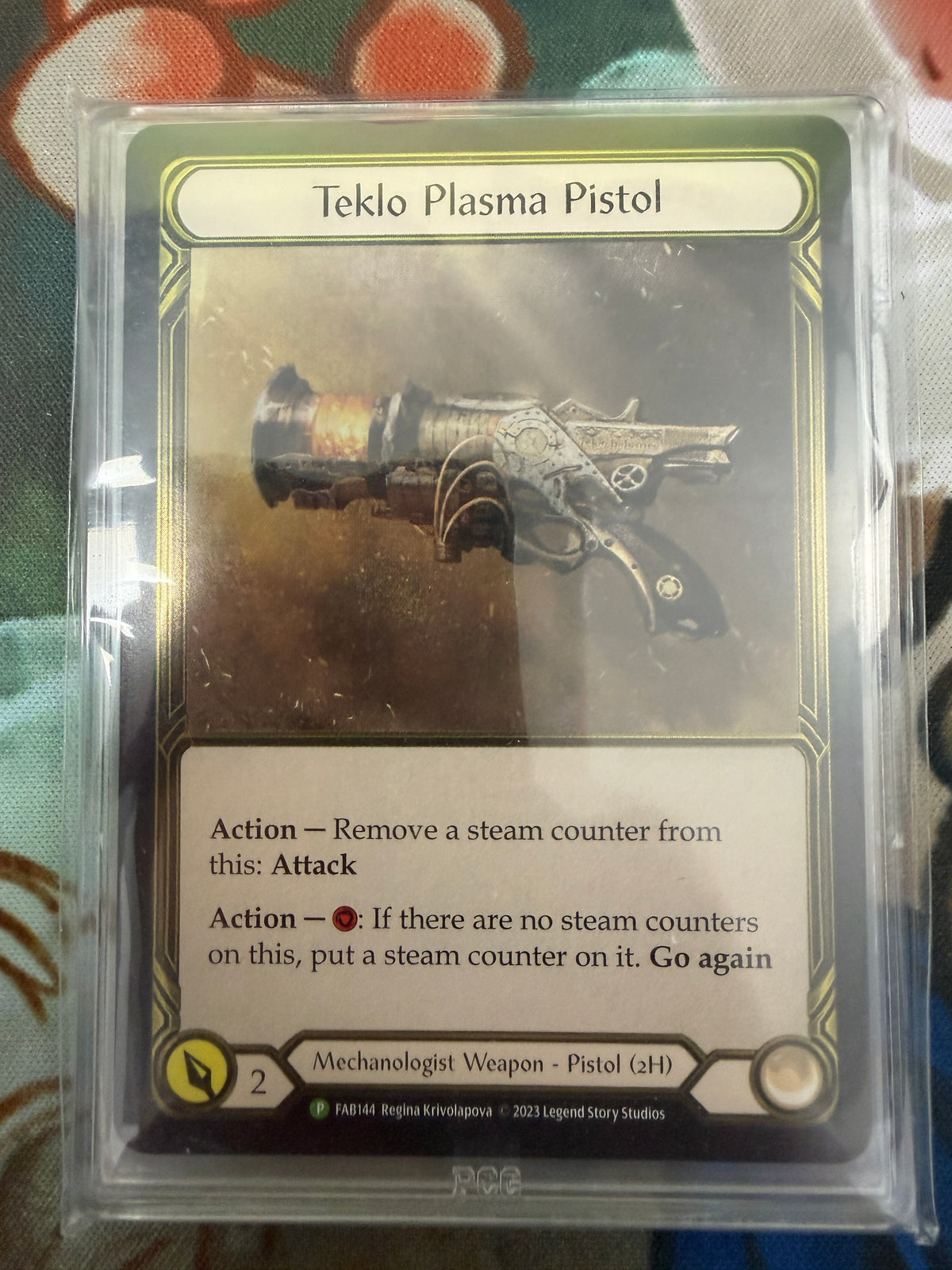 Teklo Plasma Pistol Gold Foil Gem Mint 9.5 PCG Graded