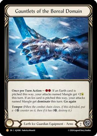 Gauntlets of the Boreal Domain (AJV006)  Rainbow Foil