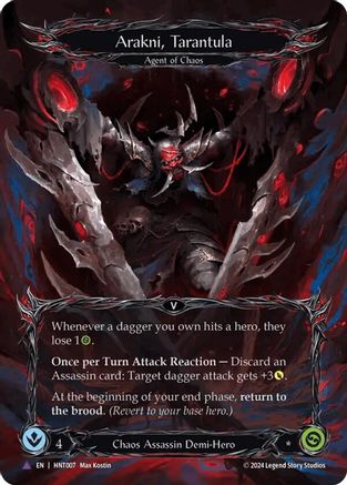Arakni, Tarantula (Marvel) (HNT007)  Cold Foil