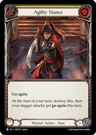 Agility Stance (HNT125)  Rainbow Foil