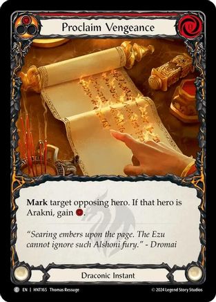 Proclaim Vengeance (HNT165)  Rainbow Foil