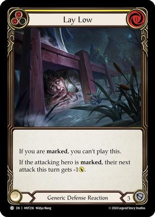 Lay Low (HNT236)  Rainbow Foil