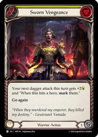 Sworn Vengeance (Yellow) (HNT141)