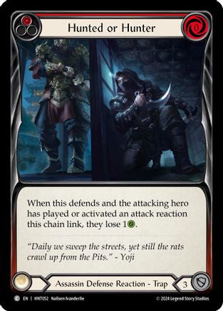 Hunted or Hunter (Red) (HNT052)