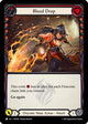 Blood Drop (Red) (HNT062)  Rainbow Foil