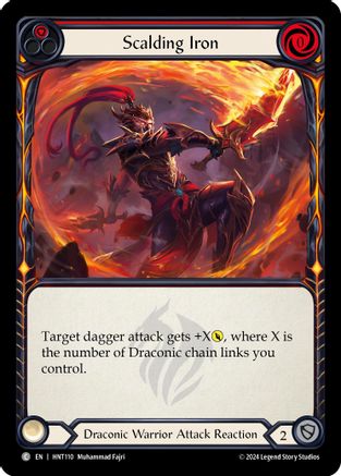 Scalding Iron (Red) (HNT110)  Rainbow Foil