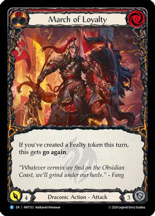 March of Loyalty (Red) (HNT153)