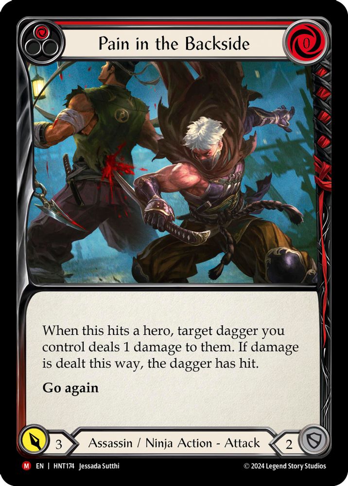 Pain in the Backside (HNT174)  Rainbow Foil