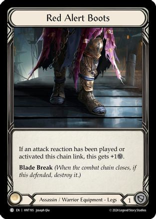 Red Alert Boots (HNT195)