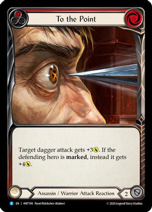 To the Point (Red)  Rainbow Foil