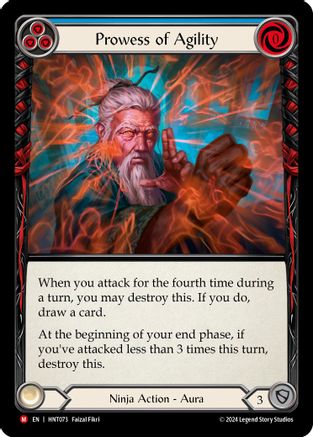 Prowess of Agility (HNT073)  Rainbow Foil