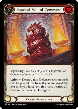 Imperial Seal of Command (HNT228)  Rainbow Foil