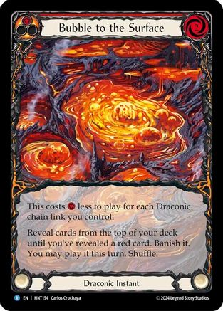 Bubble to the Surface (Extended Art) (HNT154)  Rainbow Foil