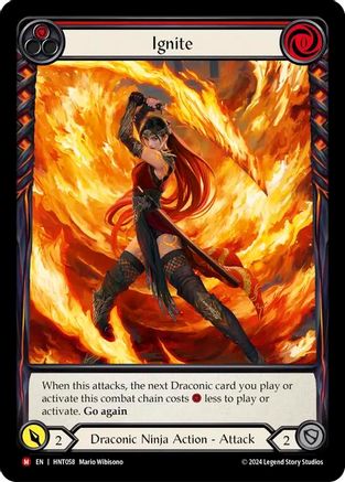 Ignite (Extended Art) (HNT058)  Rainbow Foil