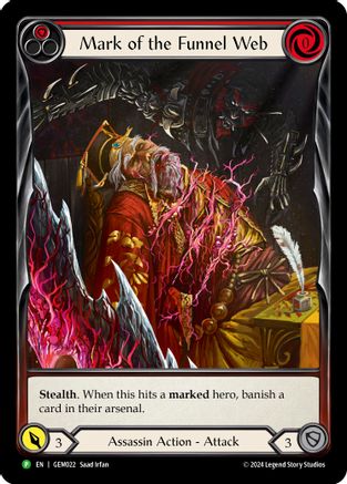 Mark of the Funnel Web (Red) (GEM022)