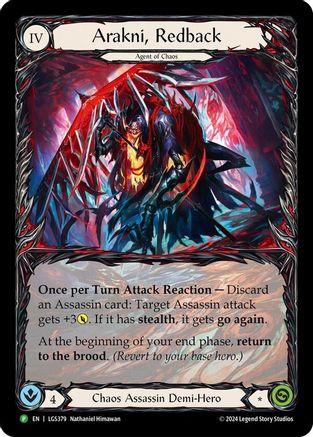 Arakni, Redback (Extended Art) - LGS379 (LGS379)  Rainbow Foil